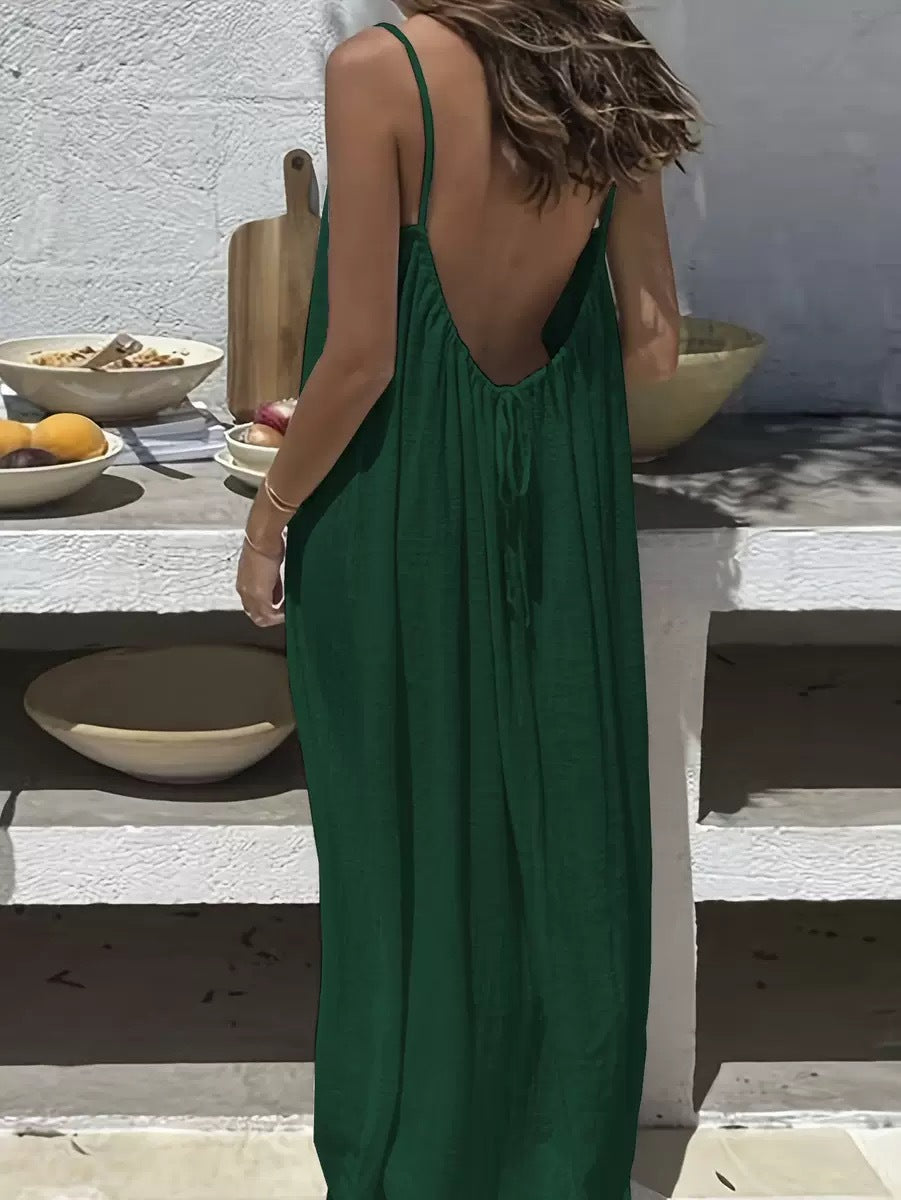 SoftFit™ Backless Everyday Lounge Dress