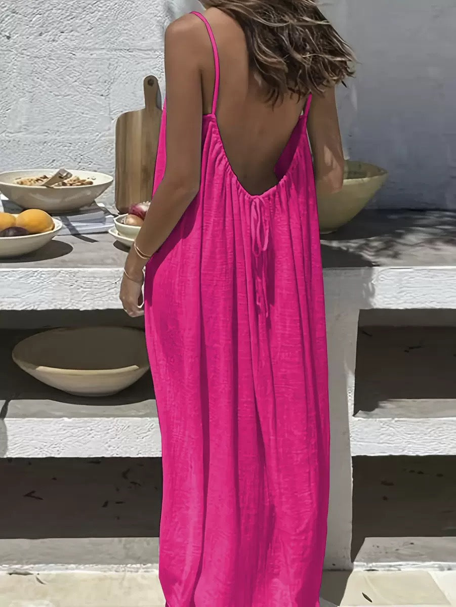 SoftFit™ Backless Everyday Lounge Dress