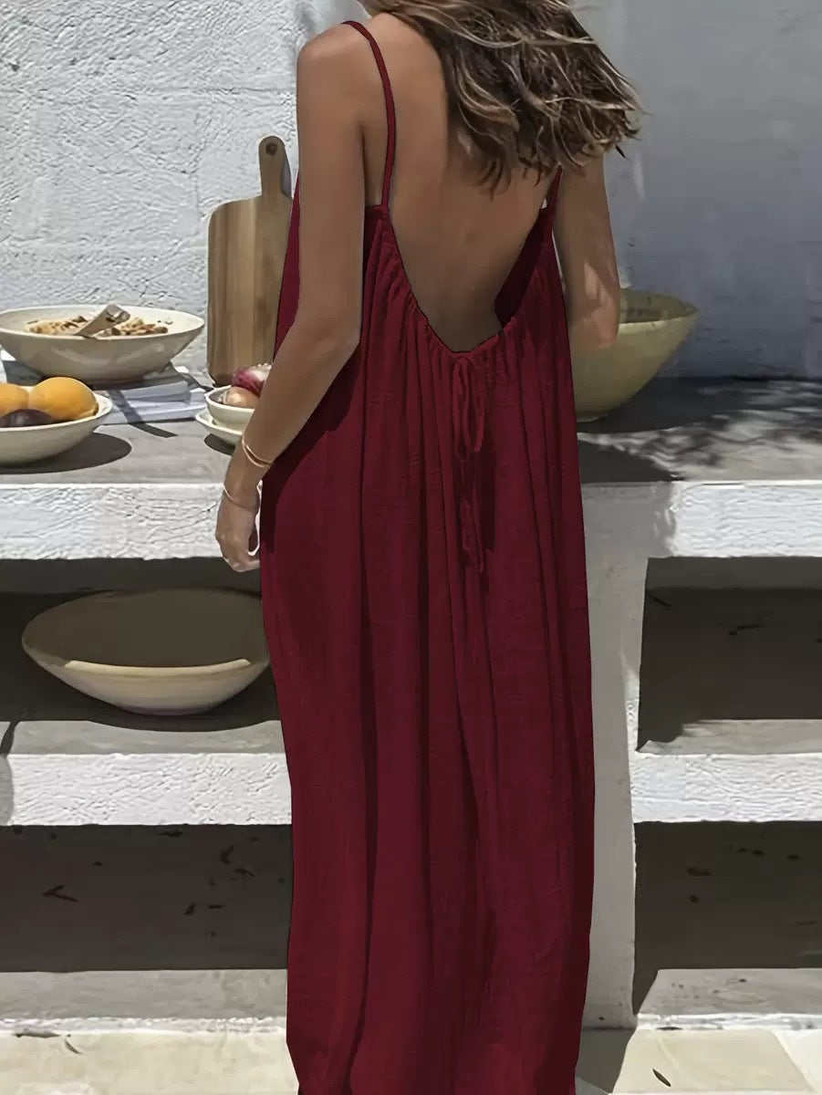 SoftFit™ Backless Everyday Lounge Dress