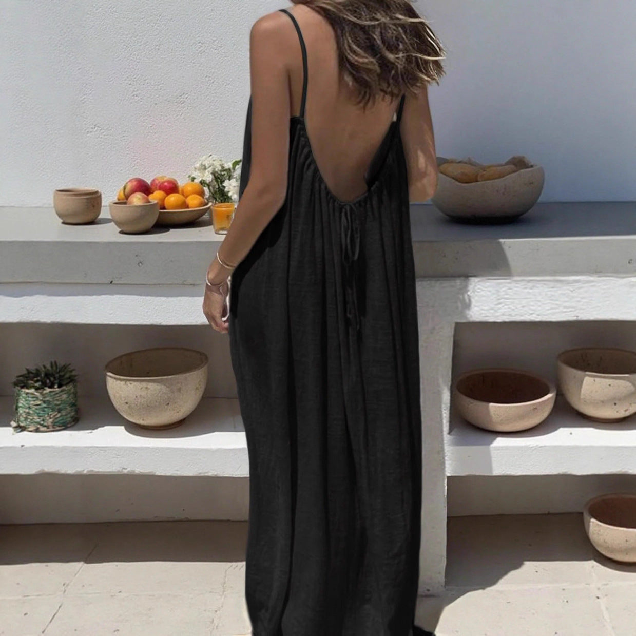 SoftFit™ Backless Everyday Lounge Dress